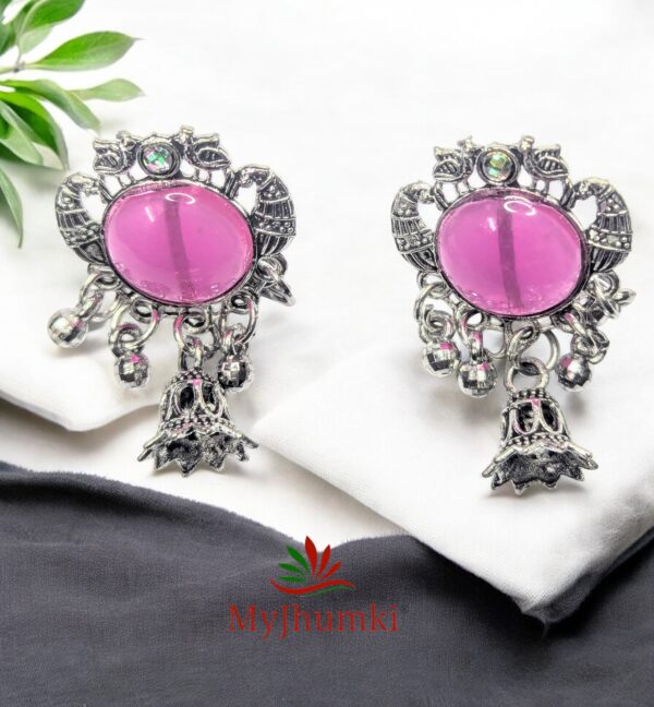 Oxidised Jhumka Earring For Women
